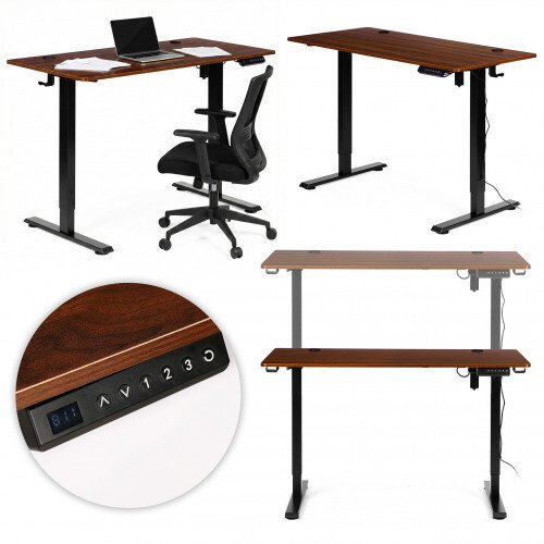 Biurko elektryczne ModernHome regulacja wysokości cichy silnik