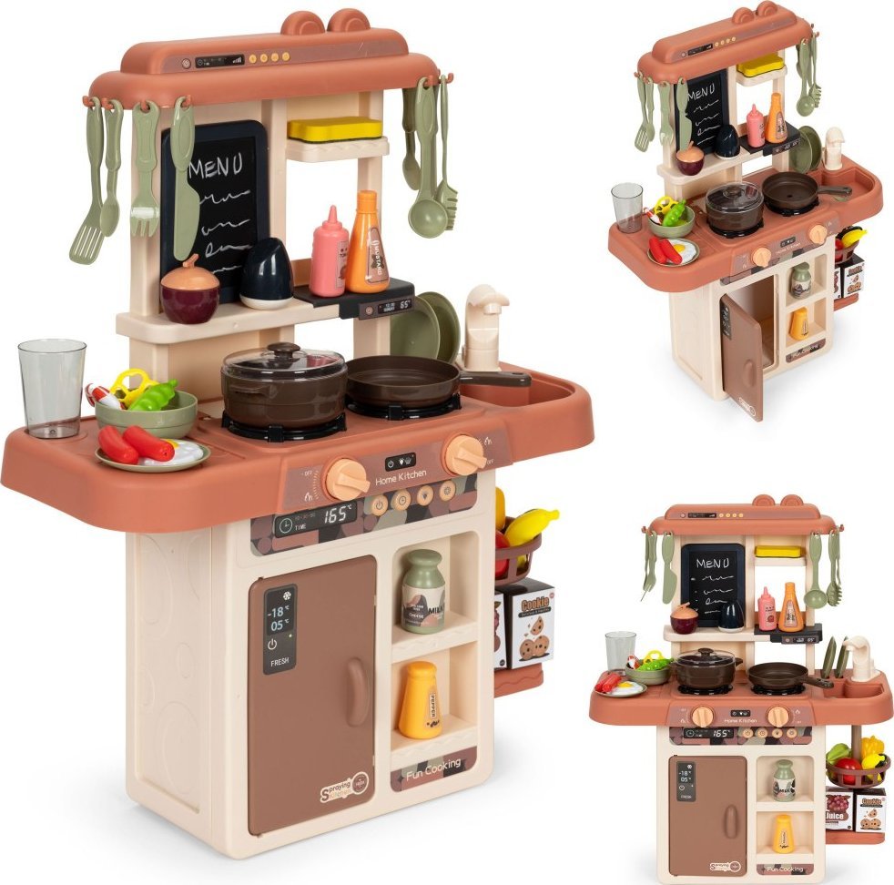 Multistore Kuchnia dla dzieci dźwięki led generator pary 42 akcesoria