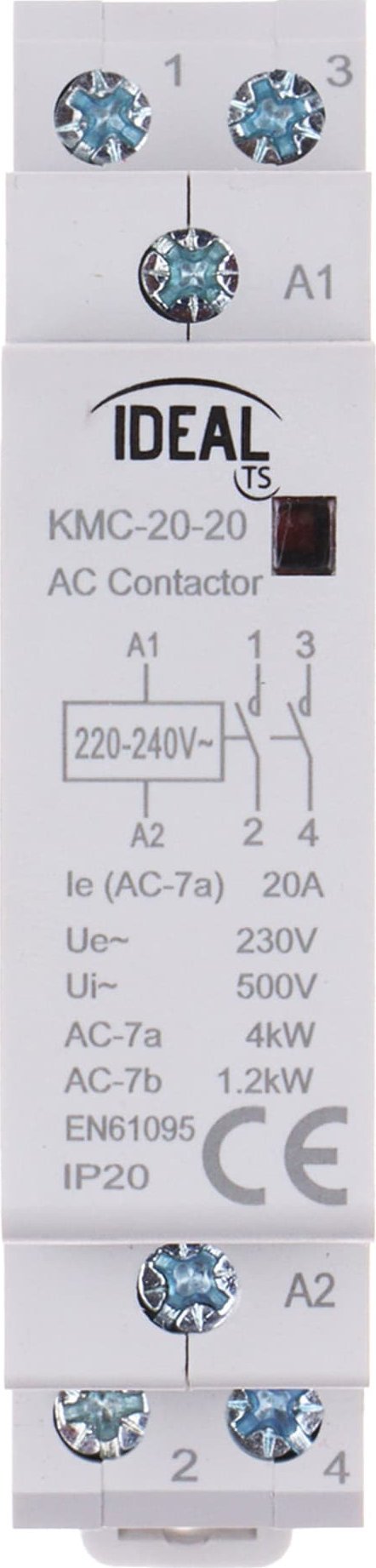 Ideal STYCZNIK MODUŁOWY KMC-20-20 20A 230V AC IDEAL