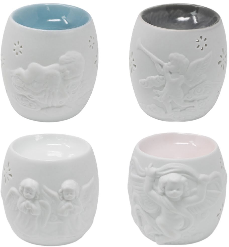 Białe kominki zapachowe - Aniołki