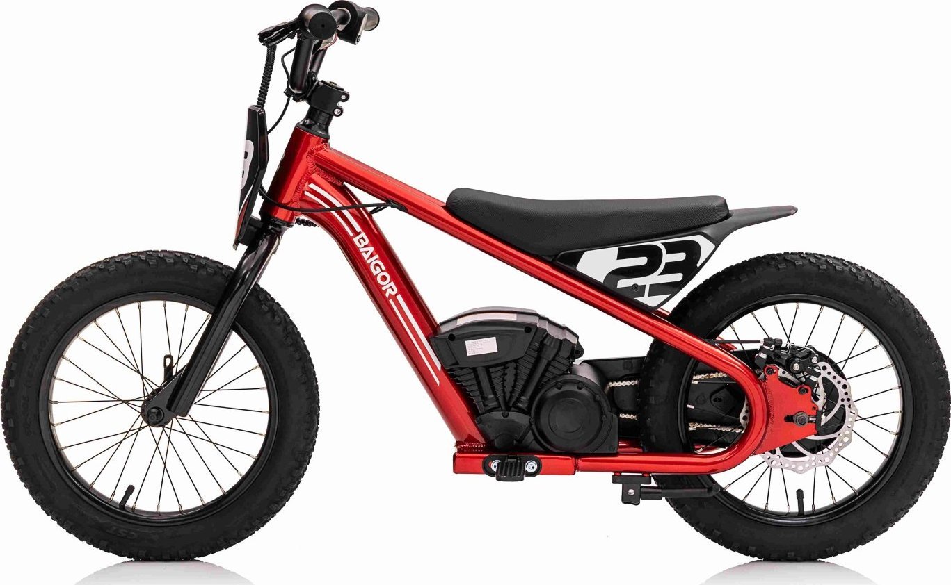 1PUNKT Motor na akumulator BAIGOR 23 PRO Czerwony 24V250W pompowane koła AIR