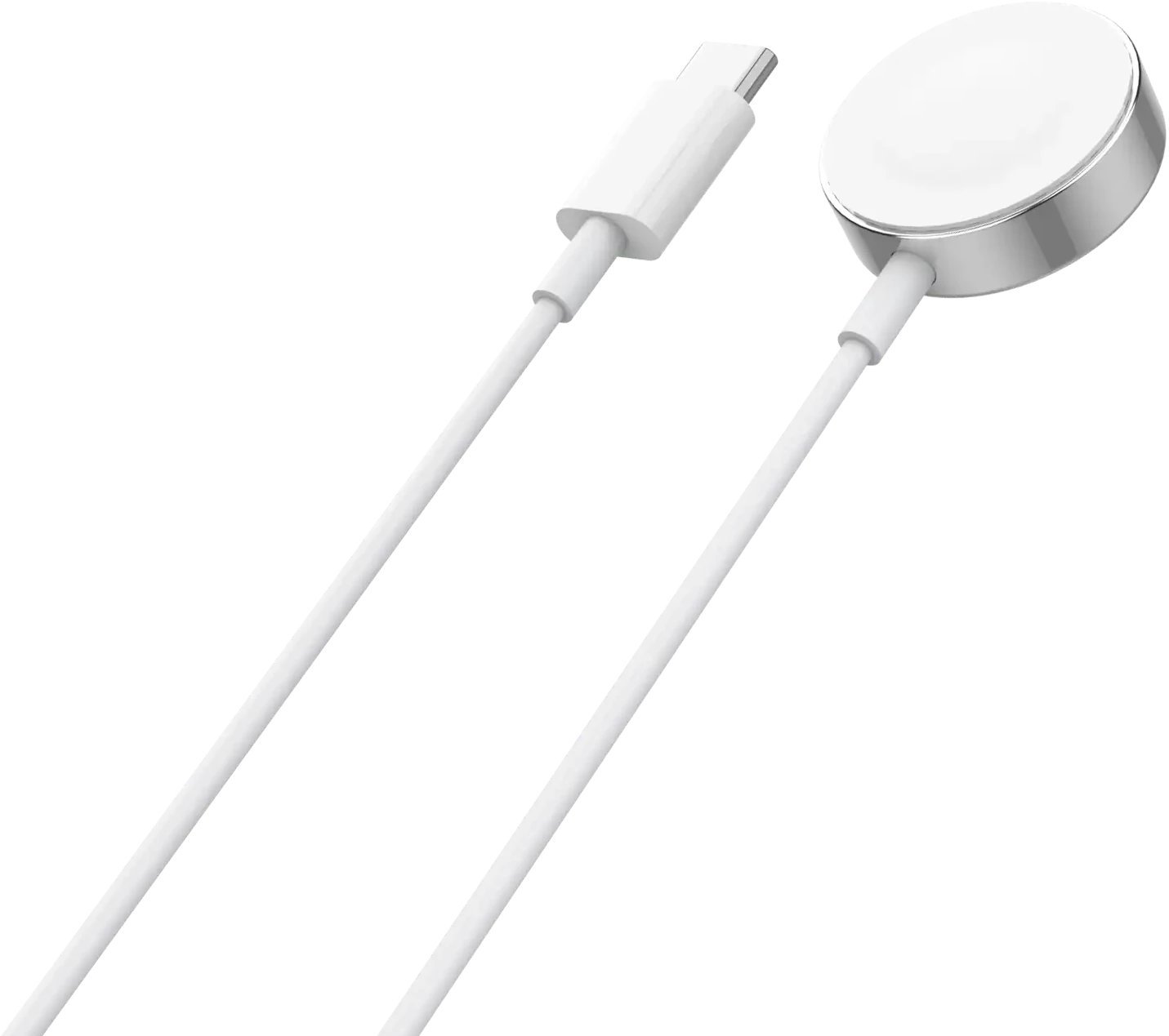 Wave Qi smartwatch charging cable with magnet, Apple Watch, white/silver