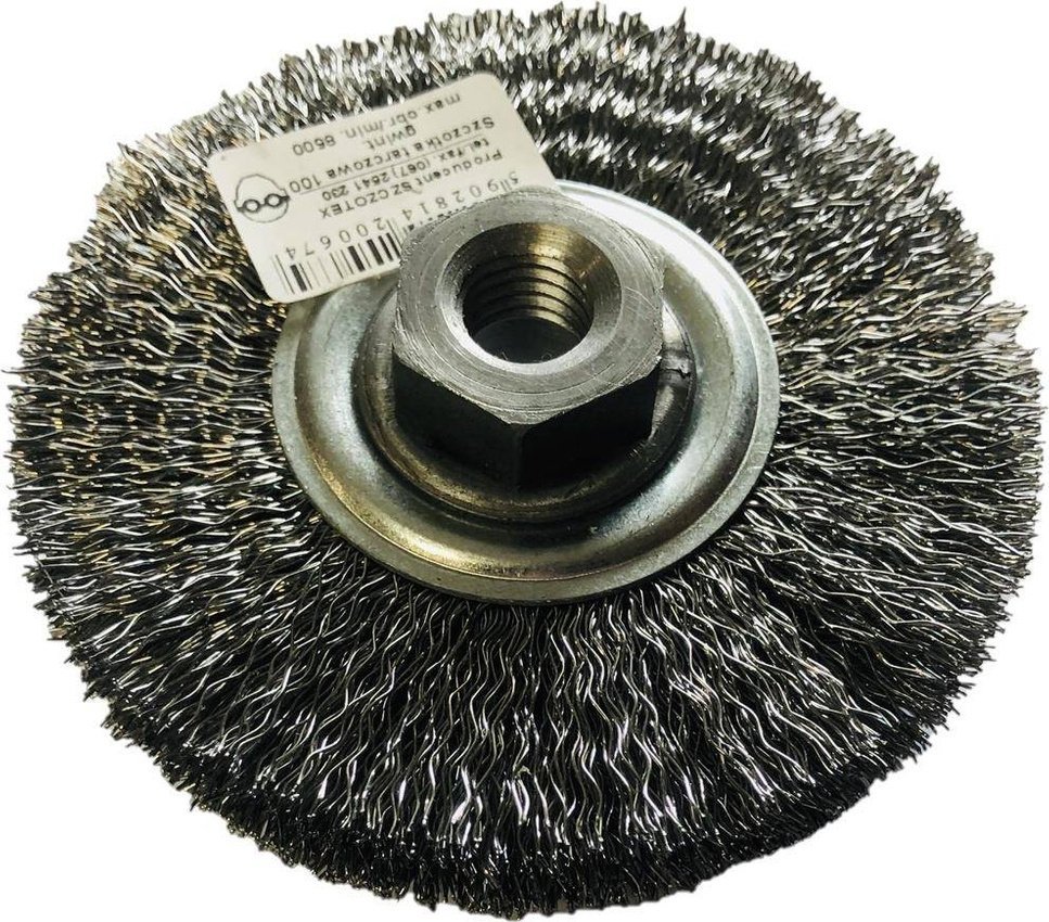 SZCZOTEX Szczotka Druciana Szczotex M14 z trzpieniem