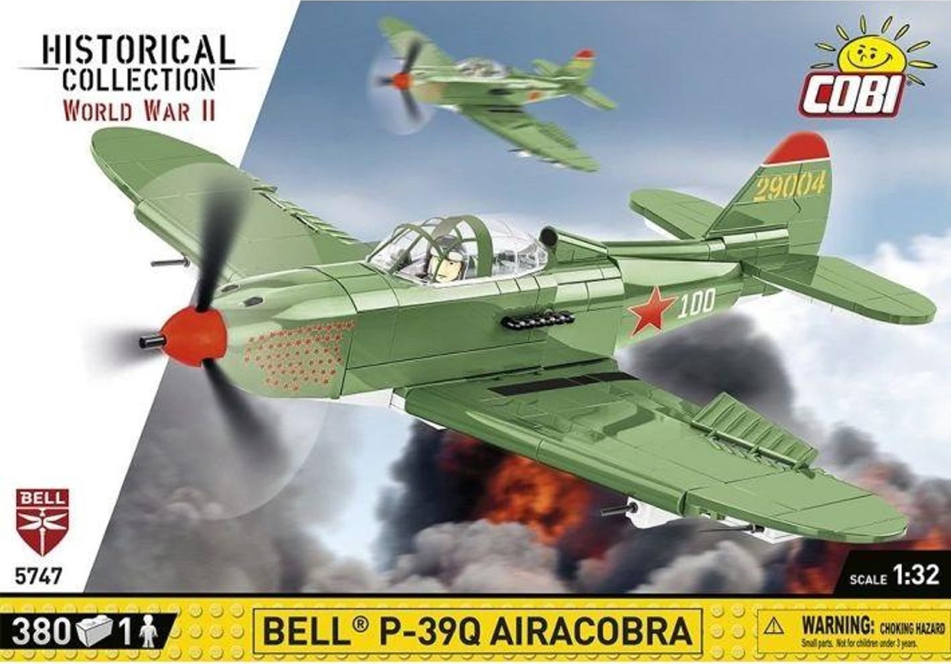 Cobi COBI 5747 Historical Collection WWII BELL P-39Q Airacobra 380 klocków