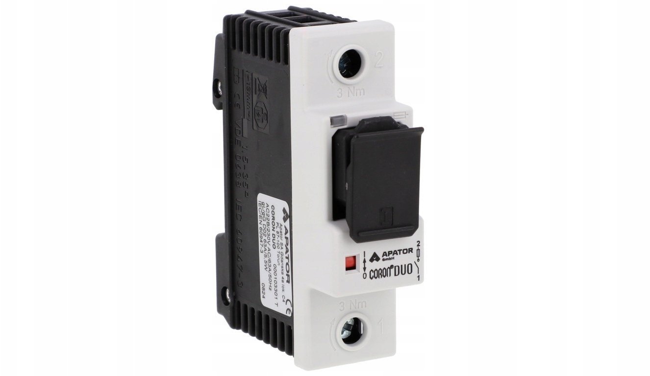 Rozłącznik bezpiecznikowy 1P 63A 500V AC wkładka D0 CORON DUO 0000103301T