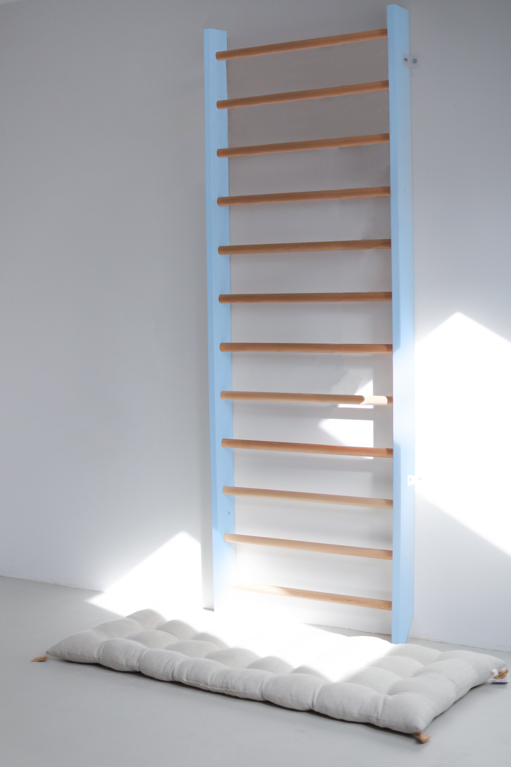 Małpiszon drabinka gimnastyczna klasyczna błękitna 230x80 cm