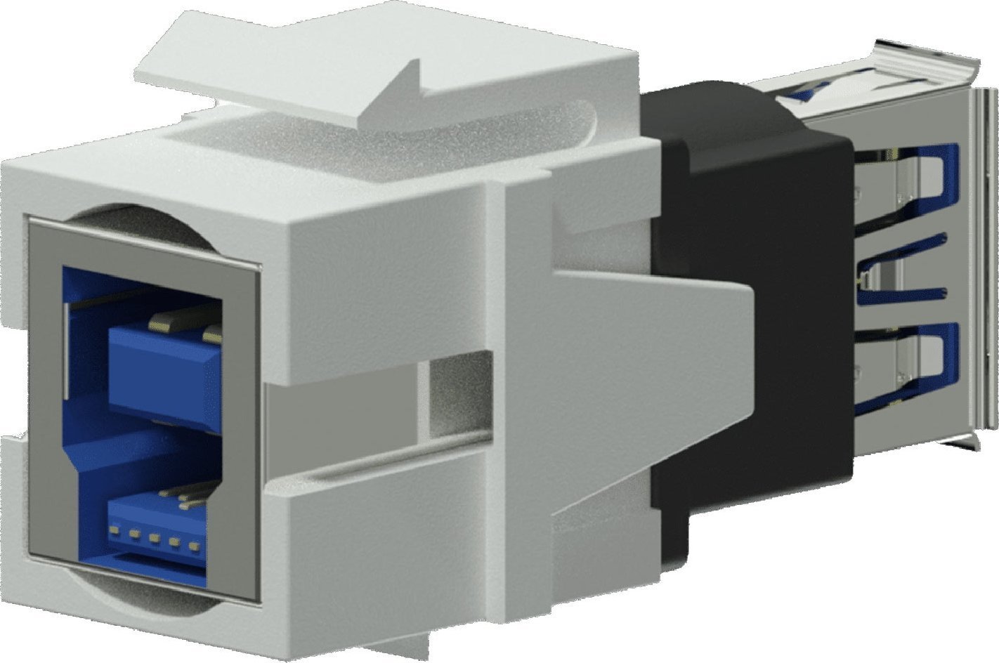 Adapter AV Procab Adapter PROCAB VCK630/W, USB 3.0 A do USB 3.0 B (odwracalny) biały