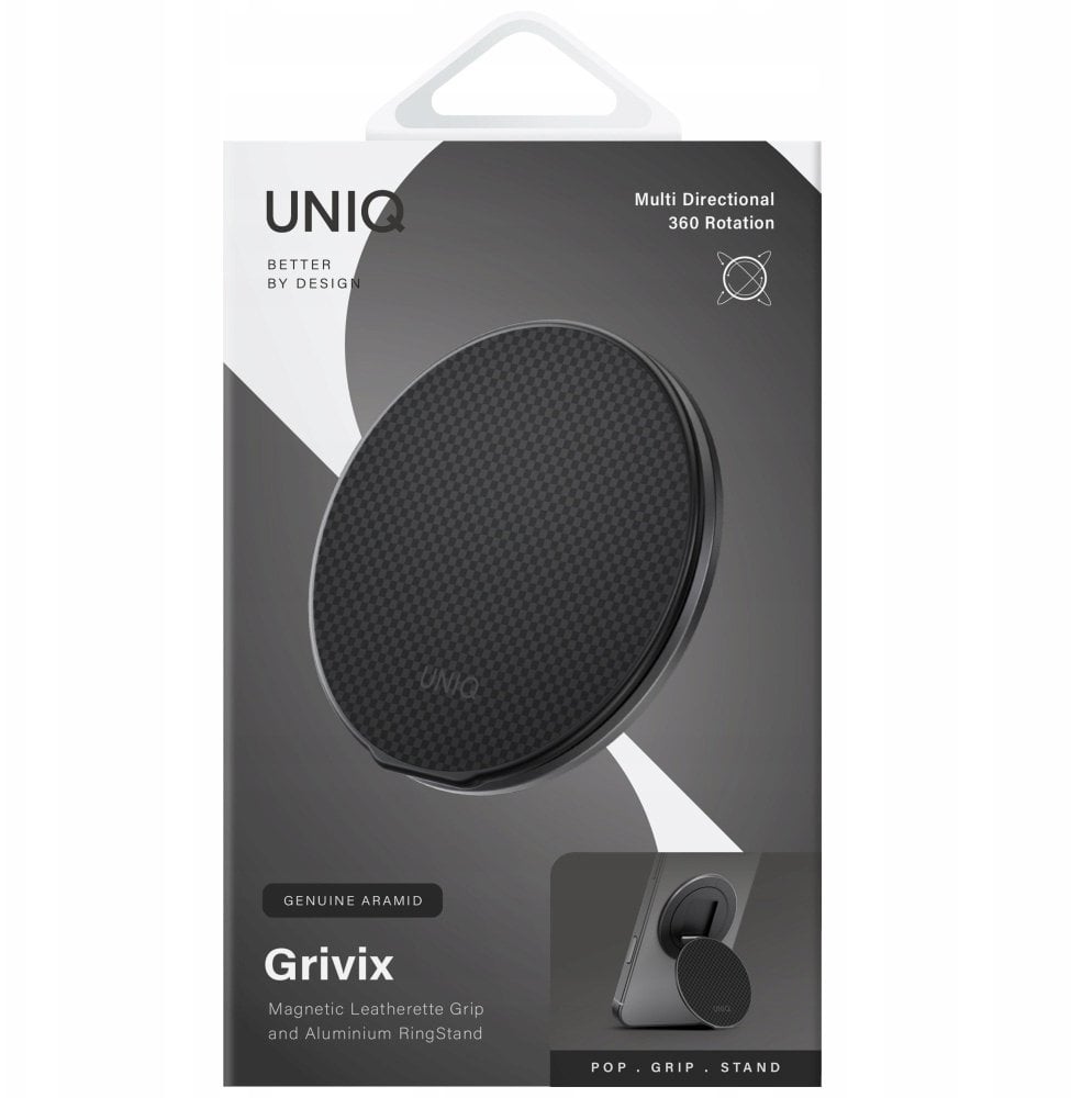 Uniq Uchwyt magnetyczny Grivix Premium 360 Mount&Grip Stand czarny