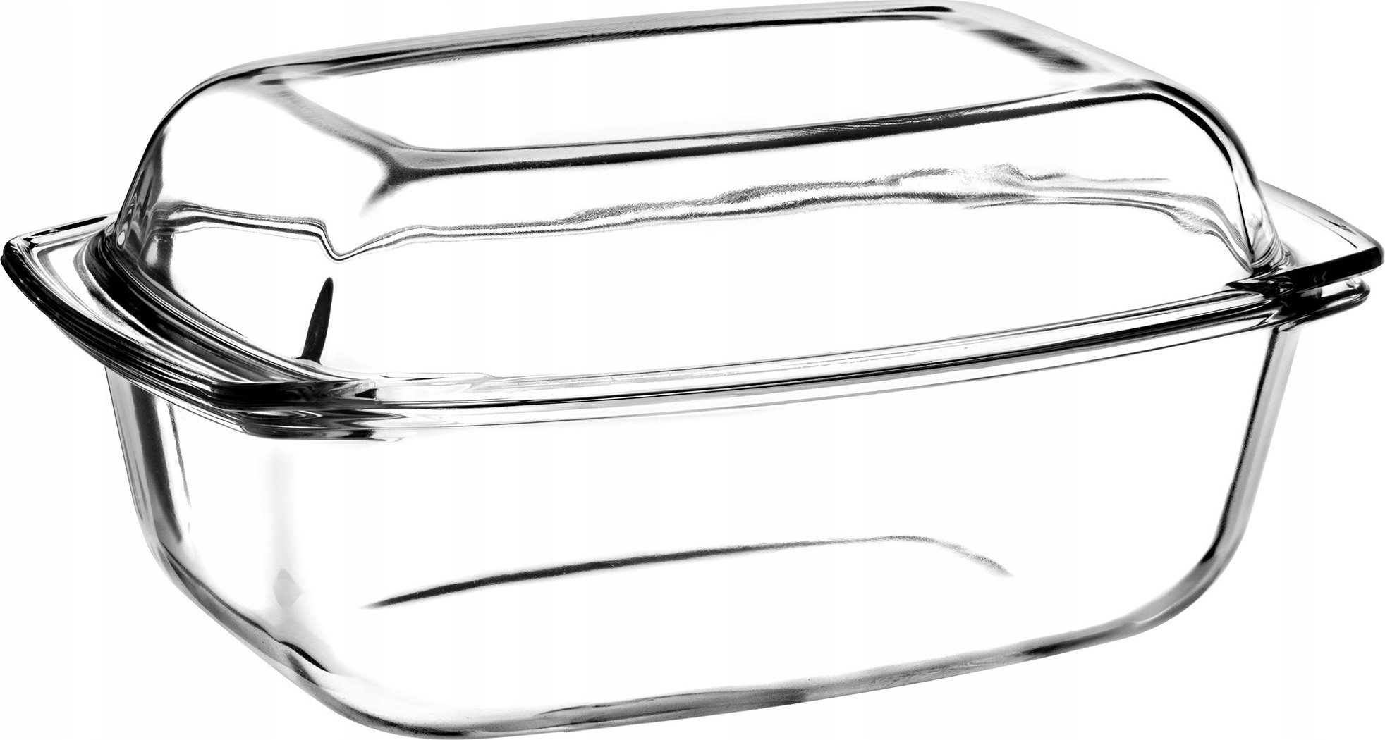 Kadax Naczynie Żaroodporne Szklane Z Pokrywką Duże 5,1L