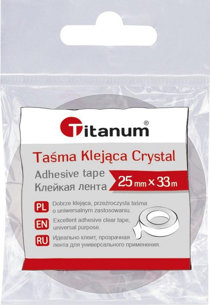 Titanum Taśma biurowa Crystal 25mm 33m Titanum