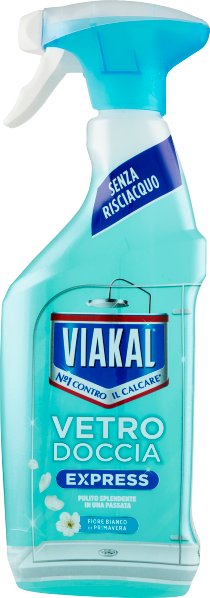 Płyn do kabin prysznicowych Spray Vetro Doccia Express 470ml - Viakal