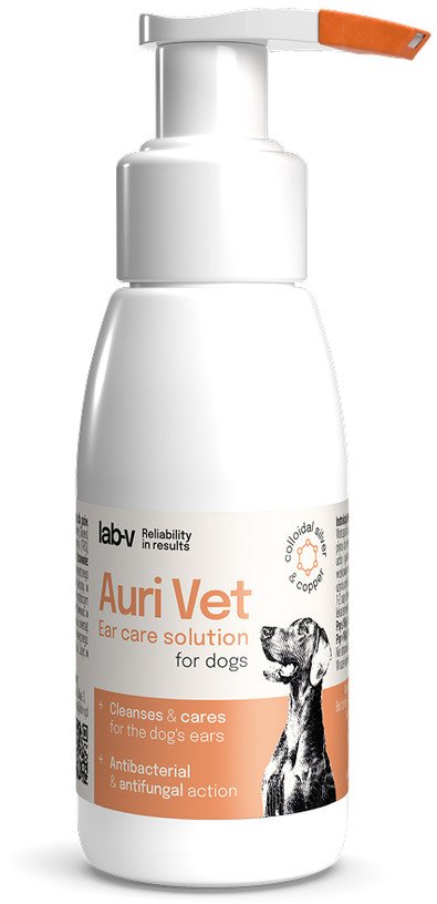 Lab-V Auri Vet - preparat do pielęgnacji uszu dla psów 75 ml