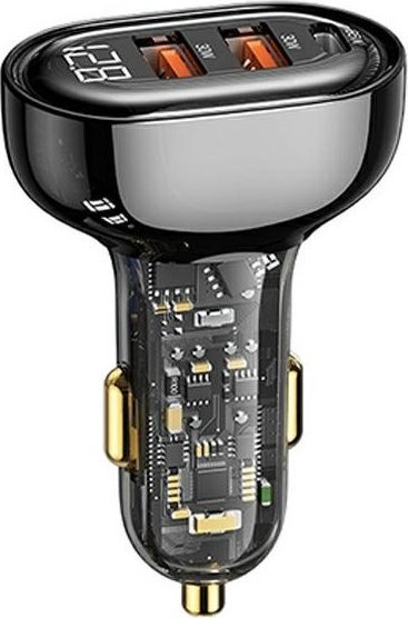 Ładowarka Usams US-CC158 2x USB-A 1x USB-C 3 A (CC158CC01)