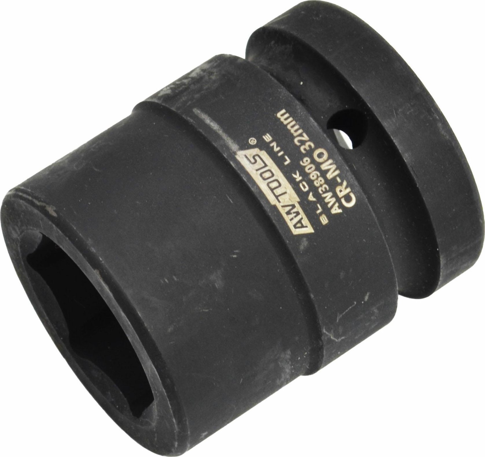 AWTools AWTOOLS NASADKA UDAROWA SZEŚCIOKĄTNA 1" KRÓTKA 33mm BLACK LINE