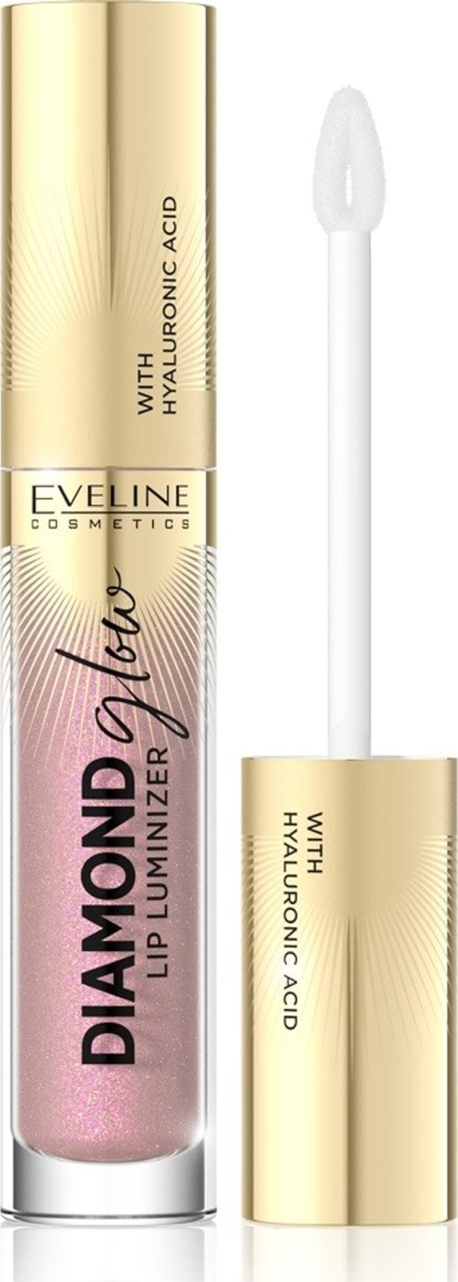 EVELINE KOLOROWKA Eveline Diamond Glow Lip Luminizer Błyszczyk do ust z kwasem hialuronowym Nr 08 4.5ml