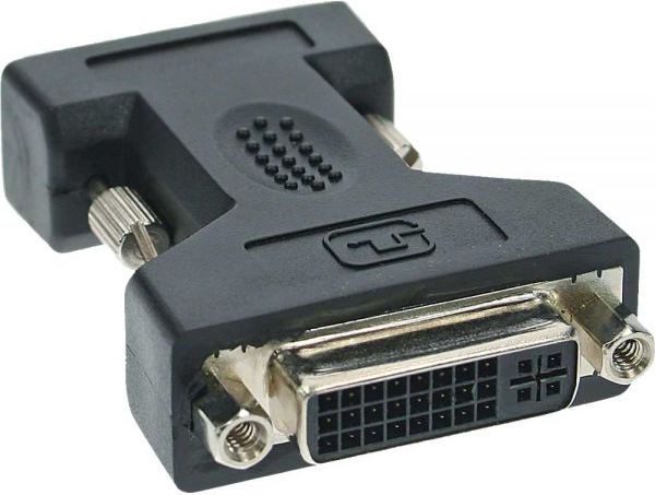 Adapter AV InLine DVI-I - D-Sub (SVGA) czarny (17790)