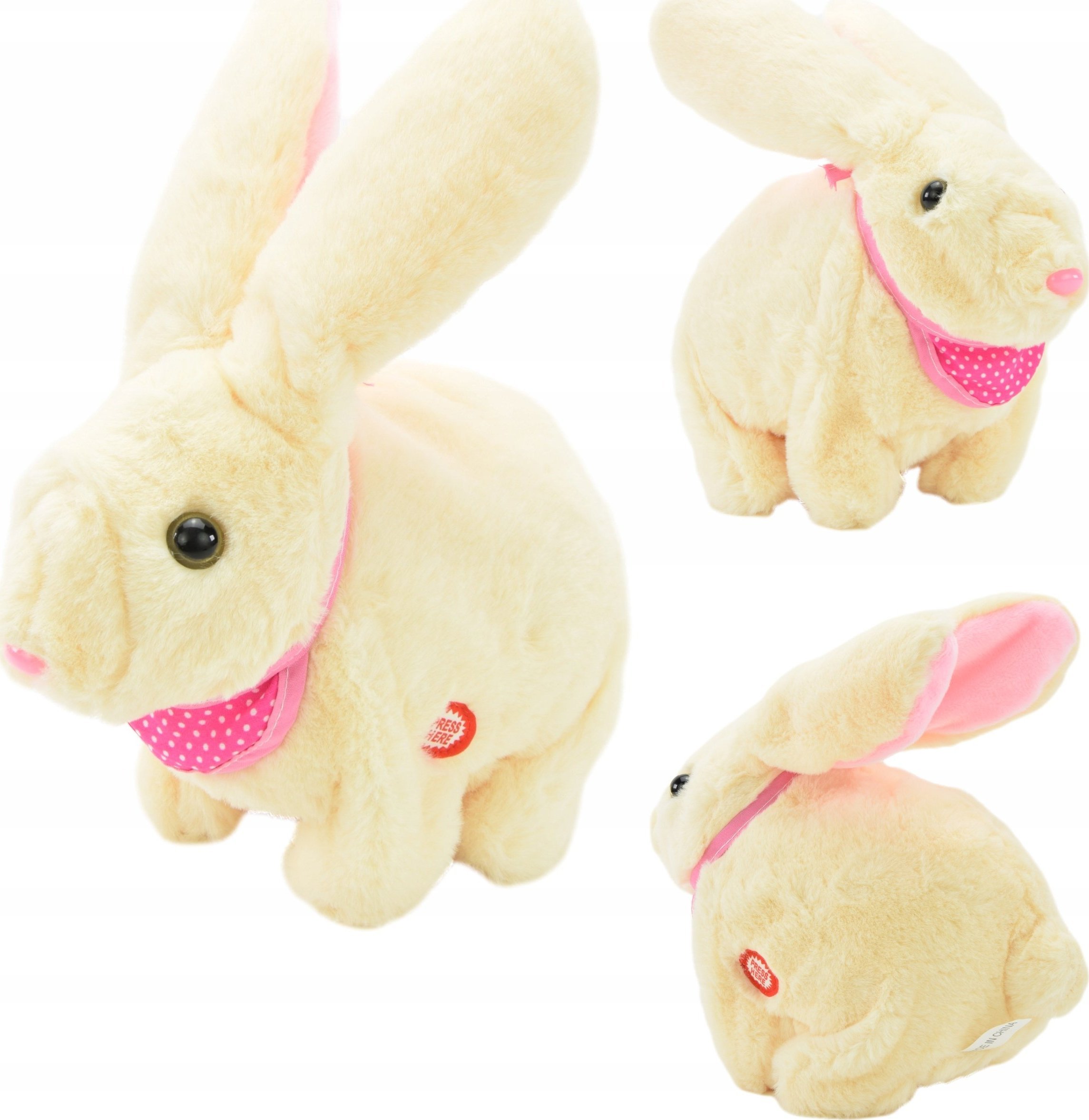 Skleplolki INTERAKTYWNA MASKOTKA ZAJĄC KRÓLIK ŚWIECI SKACZE