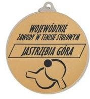 Victoria Sport Medal metalowy z grawerowaniem na laminacie