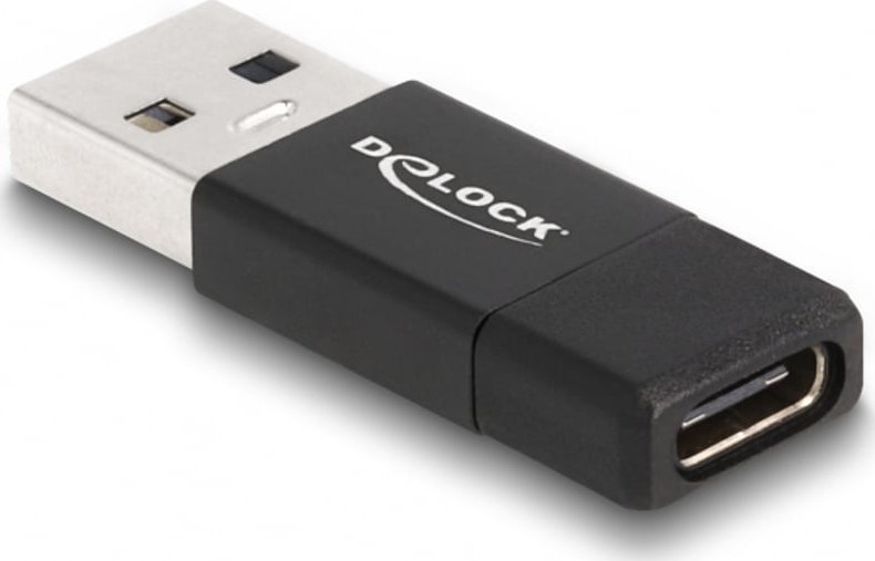 Adapter USB Delock DELOCK USB 3.2 Gen 2 Adapter USB-A zu USB-C Buchse aktiv SW