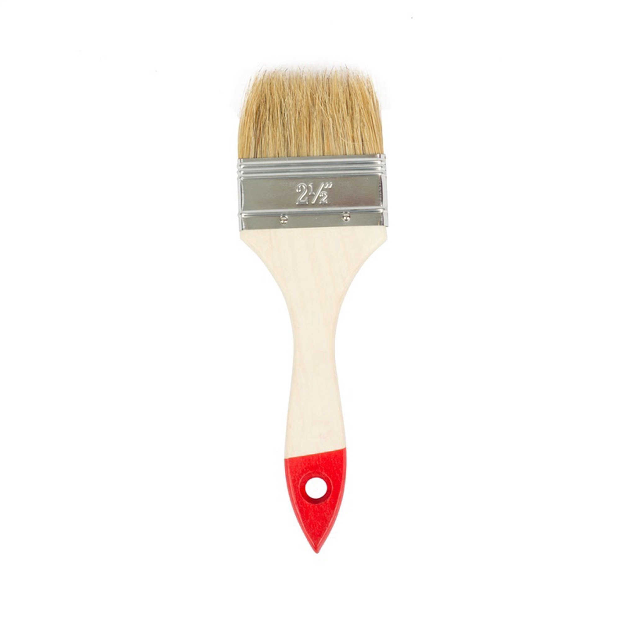 PLANE BRUSH WITH RED END OKKO 2.5IN