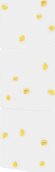 Małpiszon Ścianka wspinaczkowa dla dzieci biała z żółtymi kamieniami