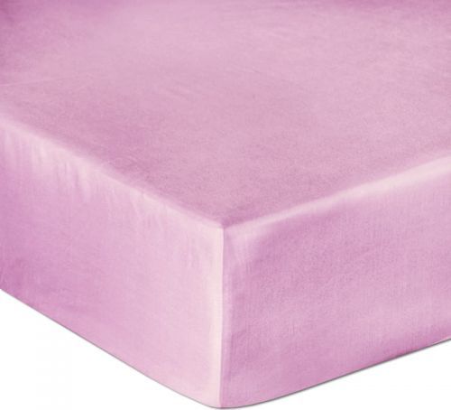 Darymex Prześcieradło satynowe z gumką 200x220 kolor Wrzos