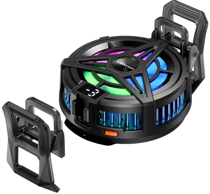 Magnetyczna chłodnica do telefonu Vention (czarna)