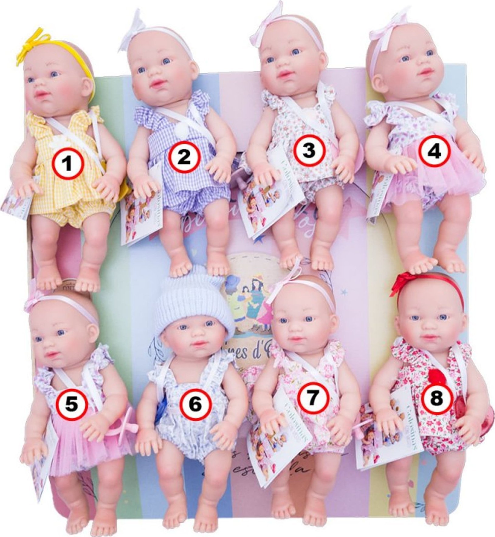 Nines Lalka golosinas con vasito