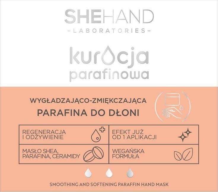 SHEHAND_Laboratories kuracja parafinowa wygładzająco-zmiękczająca parafina do dłoni 80g