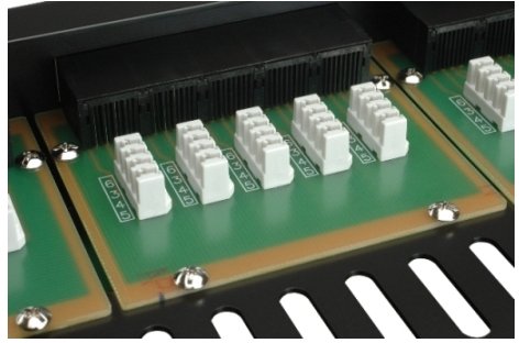 Solarix ISDN panel 25 x RJ45 1U, Czarny