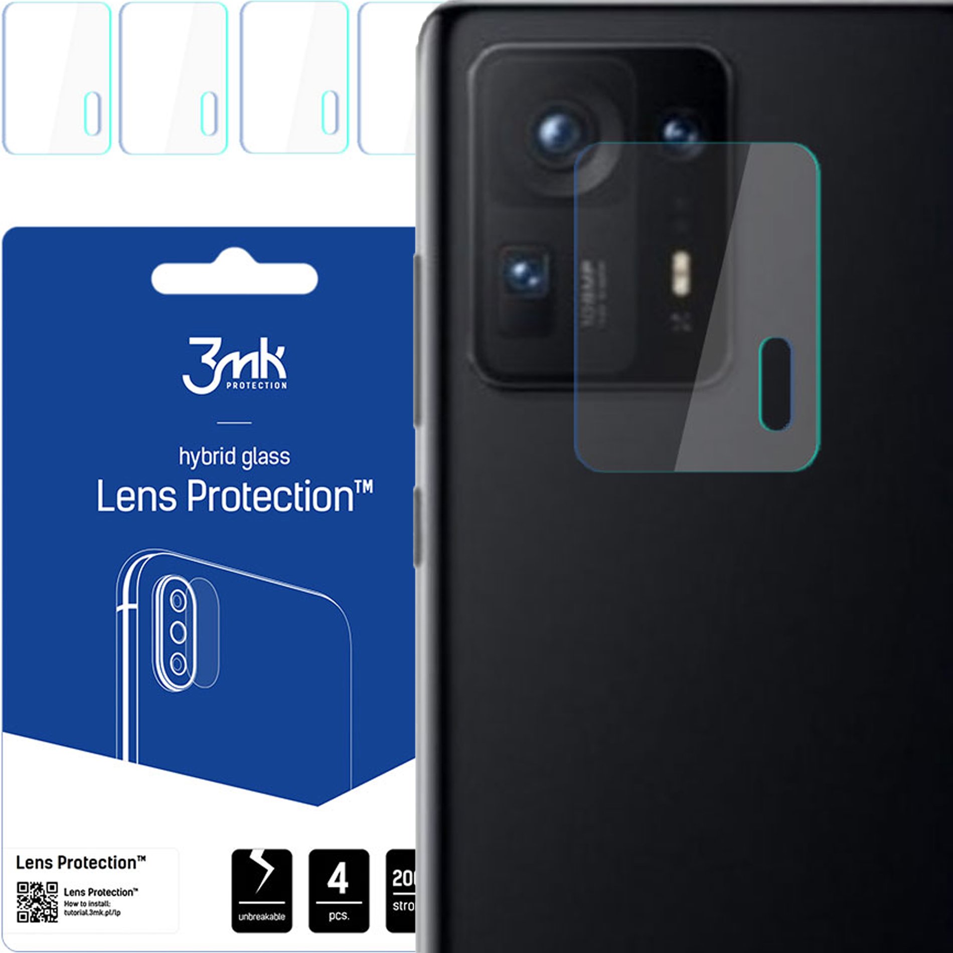 XIAOMI MIX 4 - 3MK LENS PROTECTION