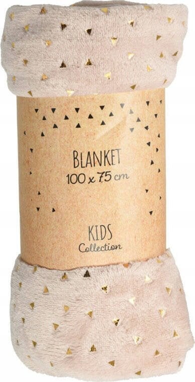 Koc dziecięcy z metalicznym wzorem, 75 x 100 cm