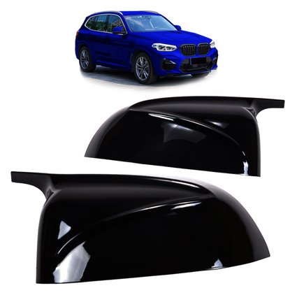 Zestaw osłon lusterek bocznych Gloss Black BMW X3 G01 X4 G02 X5 G05 X6 G06 X7 G07 2017-2020