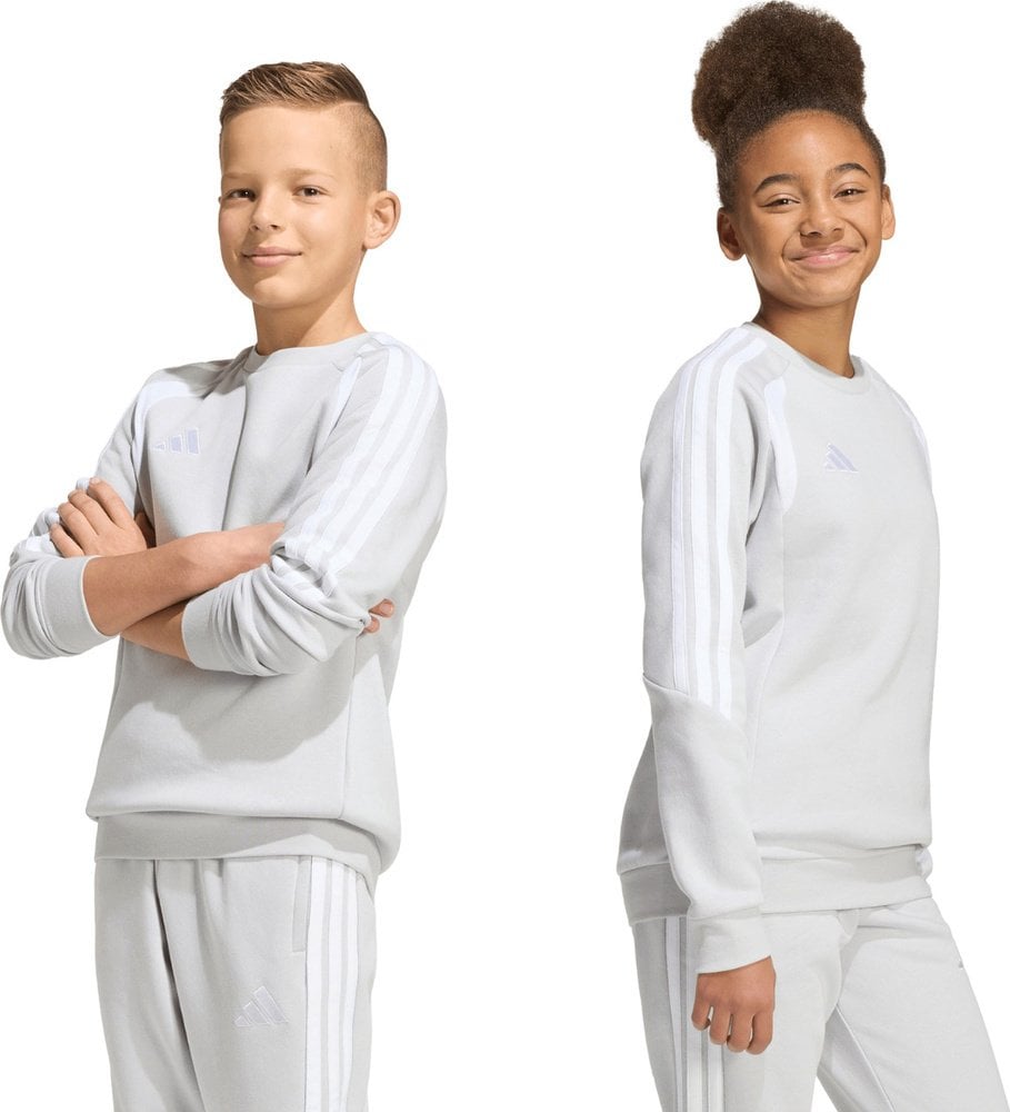 Bluza dla dzieci adidas Tiro 26 League Sweat Crew szara KF5823 164cm