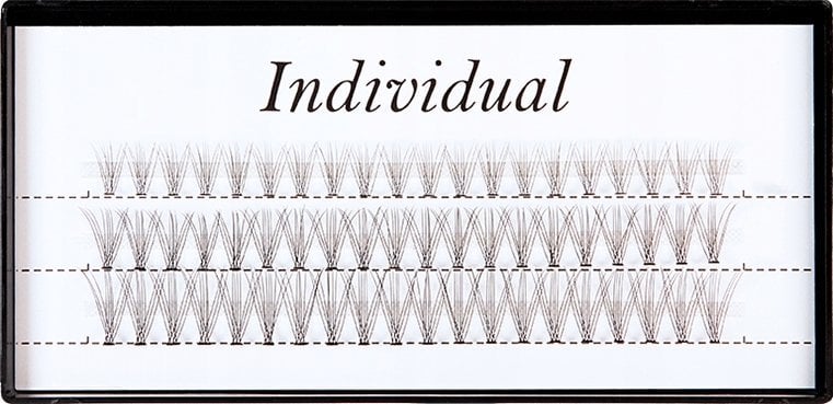 INDIVIDUAL_Kępki rzęs 10D 0.10 C Mix 8-10-12mm