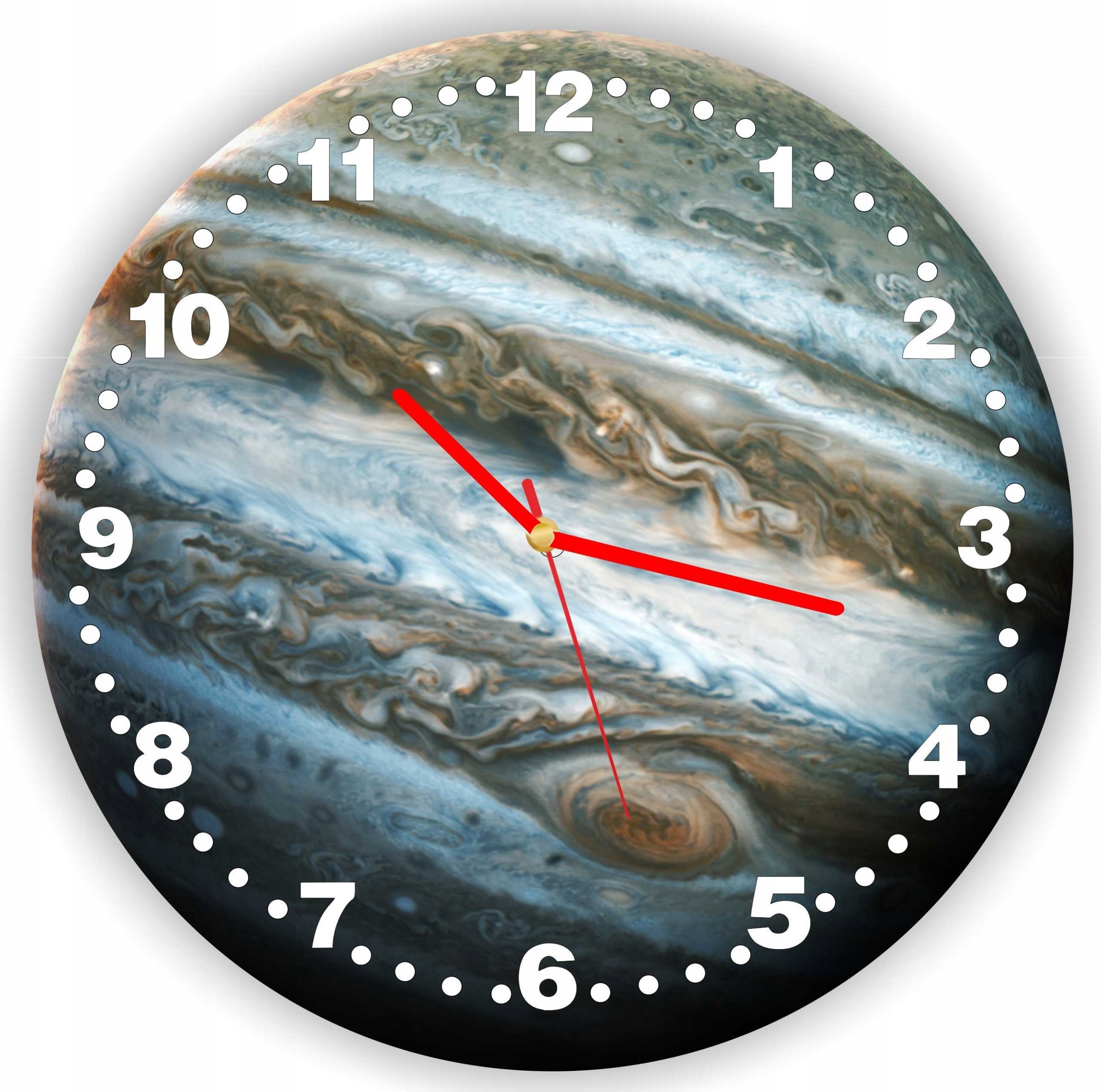 naSciane Zegar dla dzieci KOSMOS planeta JOWISZ eco