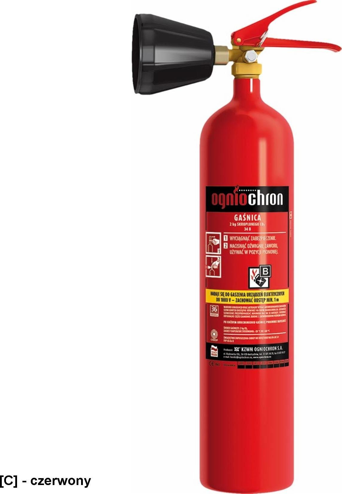 Ogniochron Gaśnica śniegowa 2kg GS-2X B