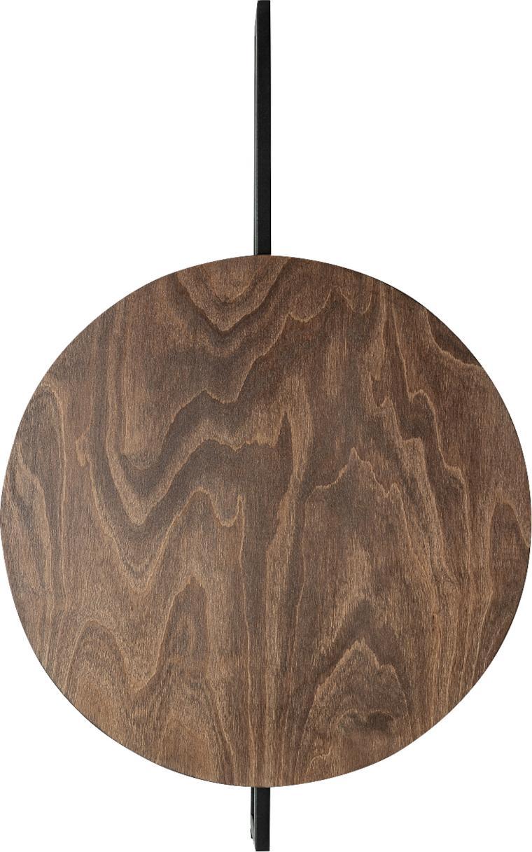 Kinkiet Nowodvorski Pokojowy kinkiet okrągły Sunset B 7655 ścienna lampa hol drewno