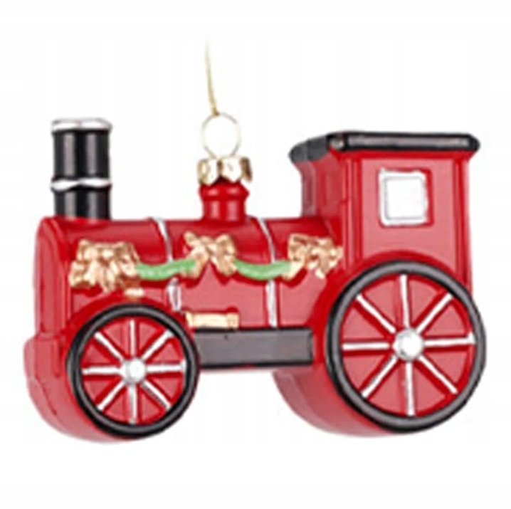 Koopman Zawieszka choinkowa nietłukąca różne świąteczne wzory 4x7cm 1szt