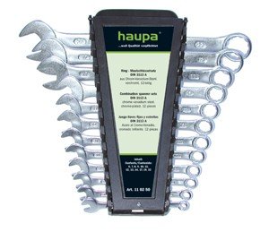 Haupa Zestaw kluczy płasko-oczkowych 6-22mm 12szt. (110250)