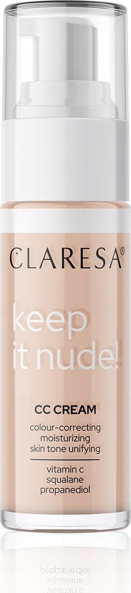 Claresa CLARESA_Keep In Nude CC Cream krem wyrównujący koloryt cery 102 Warm Medium 33g