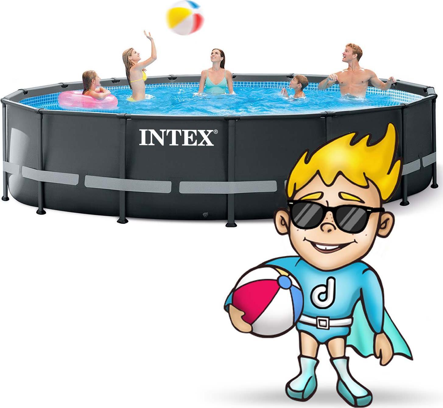 Intex Basen stelażowy XTR Ultra Metal Frame 488cm 20w1 (26326)