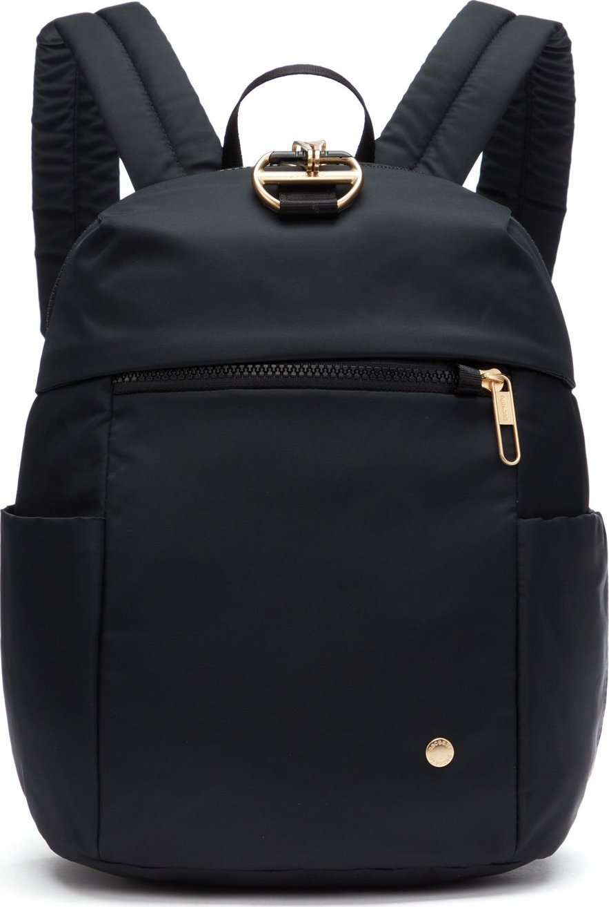 Pacsafe Plecak mini damski antykradzieżowy 8L Pacsafe Citysafe Econyl - czarna