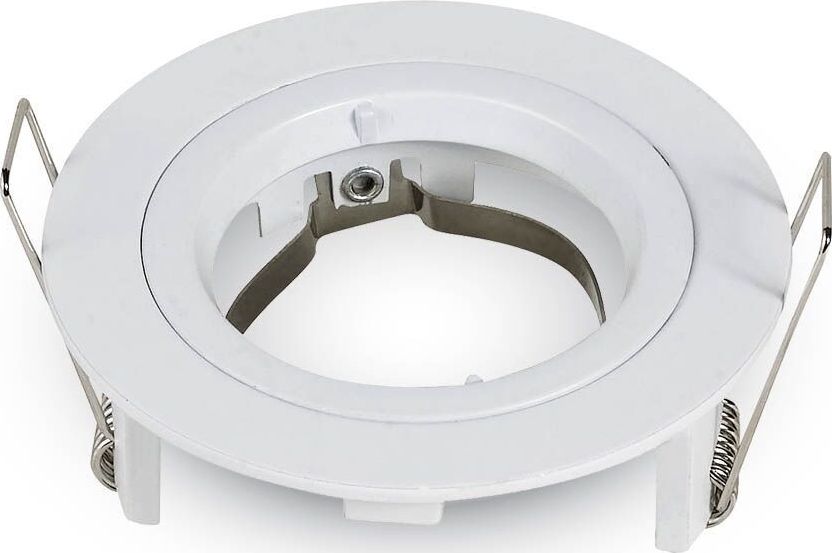 V-TAC Oprawa LED VT-774-SN GU10 81x34mm Aluminium Satynowy nikiel okrągła-SKU3643