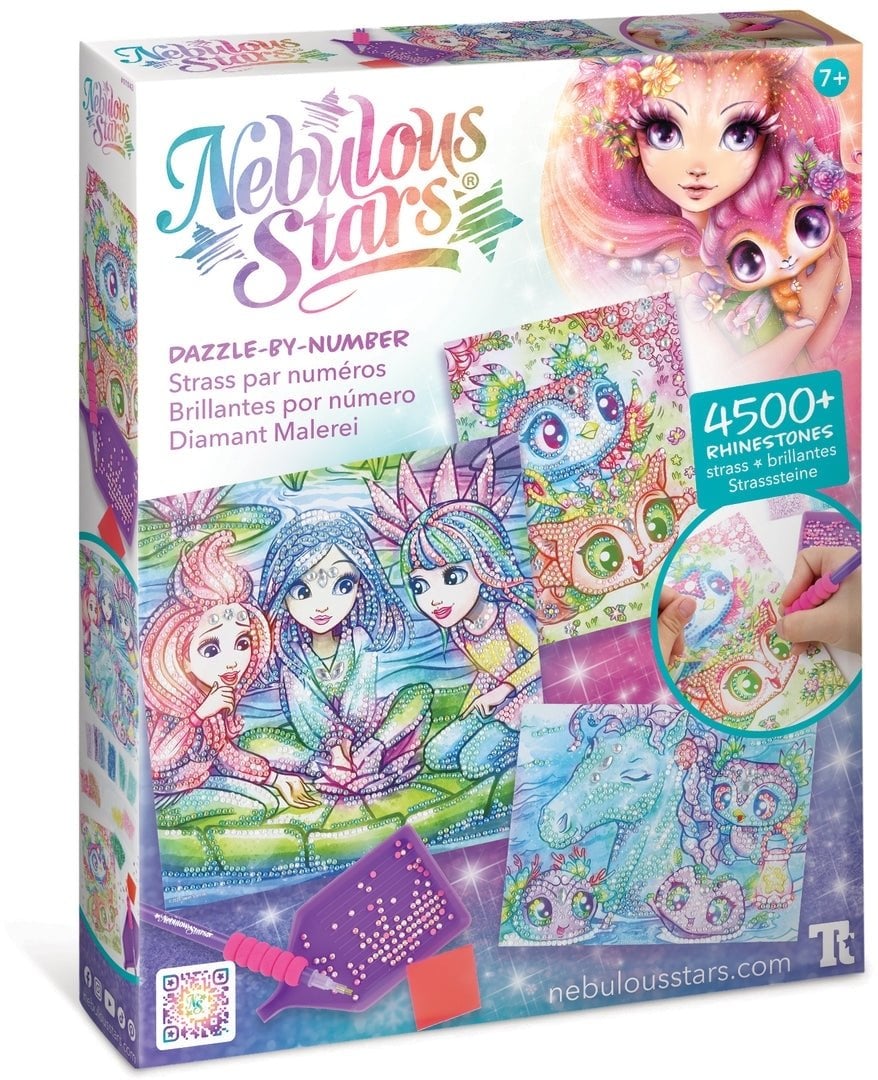 Nebulous Stars Dazzle-By-Number Rainbow