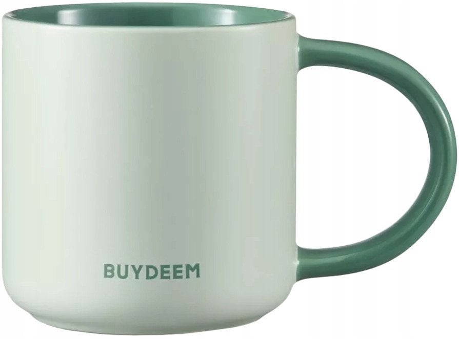 BUYDEEM Ceramic Mug 300 ml model CD1018 color Cozy Greenish