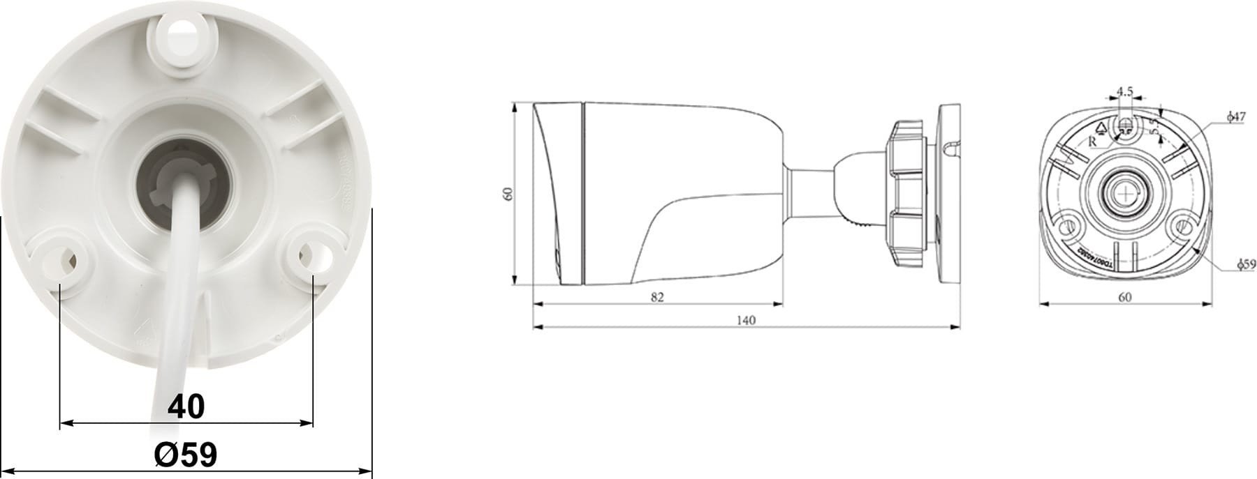 KAMERA IP TC-C321N SPEC:AK/I3W/E/Y/2.8MM/V2.0 Analog Killer - 1080p 2.8mm TIANDY