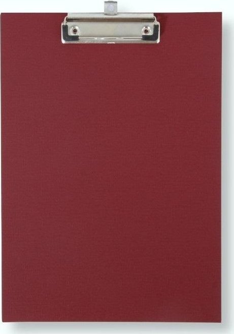 Deska A4 z klipem premium bordowa