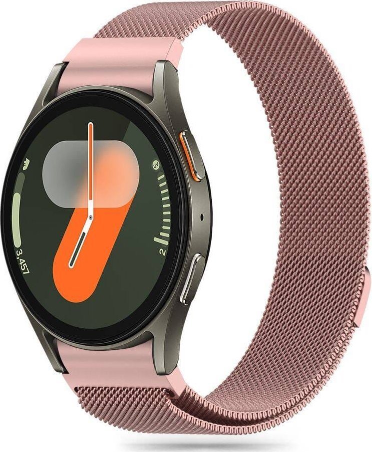 Tech-Protect Pasek do SAMSUNG GALAXY WATCH 4 / 5 / 5 PRO / 6 / 7 / FE Tech-Protect Milaneseband różowe złoto