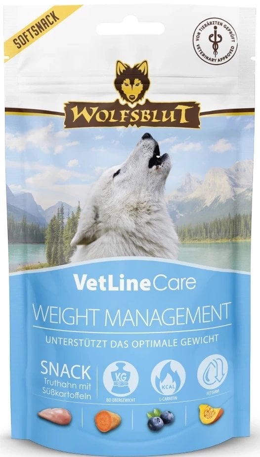 Wolfsblut Dog VetLine Snack Weight Management - indyk i bataty 100g